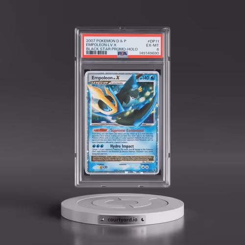2007 Pokémon Diamond & Pearl Black Star Promo #DP11 Empoleon LV.X - Holo (PSA 6 EX-MT)