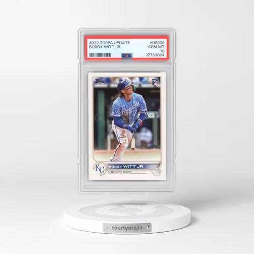 2022 Topps Update #US100 Bobby Witt Jr. (PSA 10 GEM MINT)