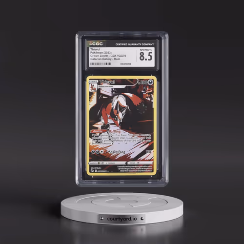 2023 Crown Zenith #GG17/GG70 Thievul - Galarian Gallery Holo (CGC 8.5 NM-MT+)