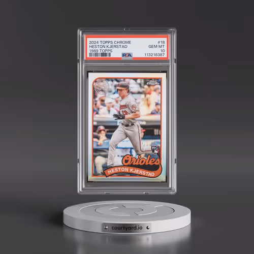 2024 Topps Chrome 1989 Topps Baseball #18 Heston Kjerstad (PSA 10 GEM MINT)