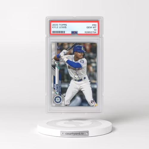 2020 Topps #64 Kyle Lewis (PSA 10 GEM MINT)