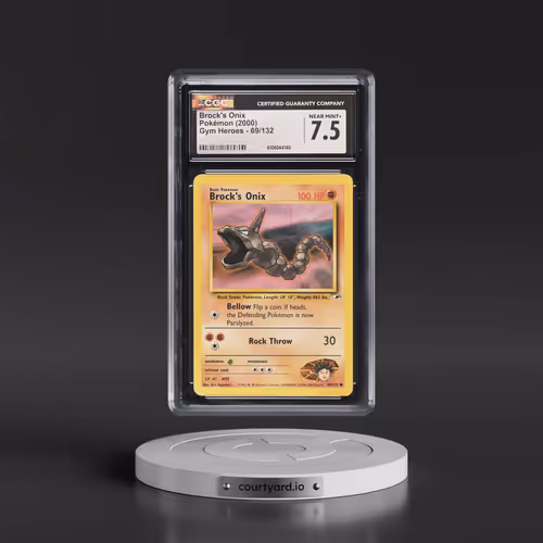 2000 Gym Heroes #69/132 Brock's Onix (CGC 7.5 NM+)