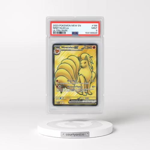 2023 Pokémon Mew EN-151 #186 Ninetales EX - Holo Ultra Rare (PSA 9 MINT)