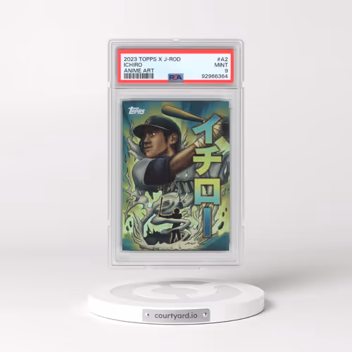 2023 Topps X Julio Rodriguez Show Out Collection Anime Art #A2 Ichiro (PSA 9 MINT)
