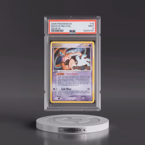 2005 Pokémon EX Deoxys #16 Deoxys - Reverse Foil (PSA 9 MINT)