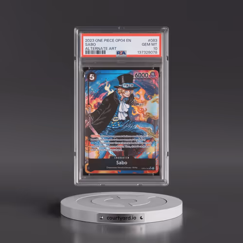 2023 One Piece OP04-Kingdoms of Intrigue #083 Sabo - Alternate Art (PSA 10 GEM MINT)