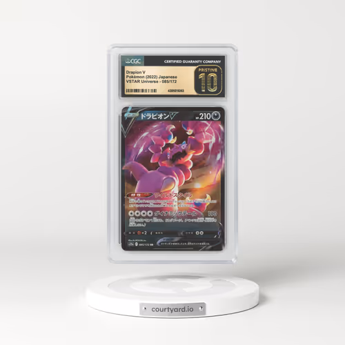 2022 Japanese VSTAR Universe #85 Drapion V - Full Art Holo (CGC 10 PRISTINE)