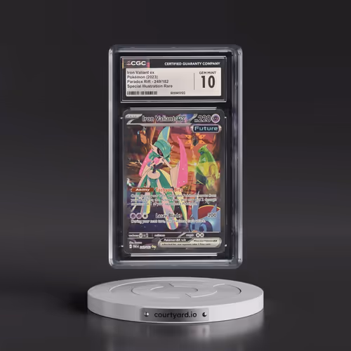 2023 Paradox Rift - PAR EN #249/182 Iron Valiant ex - Special Illustration Rare (Holo) (CGC 10 GEM M