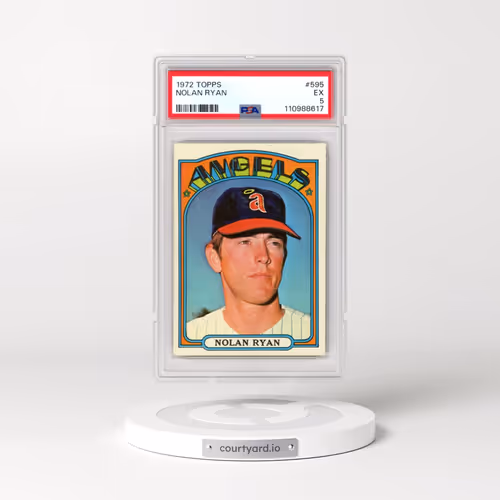 1972 Topps #595 Nolan Ryan (PSA 5 EX)