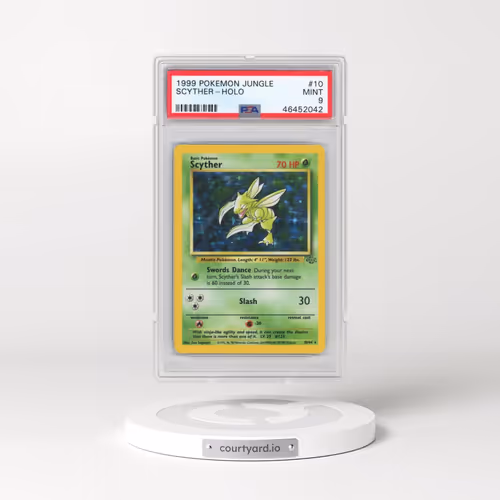 1999 Pokémon Jungle #10 Scyther - Holo (PSA 9 MINT)