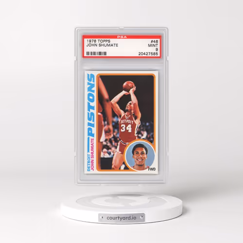 1978 Topps #46 John Shumate (PSA 9 MINT)