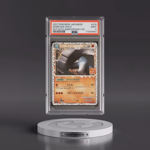 2021 Pokémon Promo Card Pack 25th Anniversary Edition #019 Donphan - Holo (PSA 9 MINT)