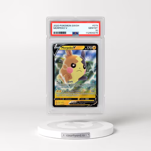 2020 Pokémon Sword & Shield #079 Morpeko V - Holo (PSA 10 GEM MINT)