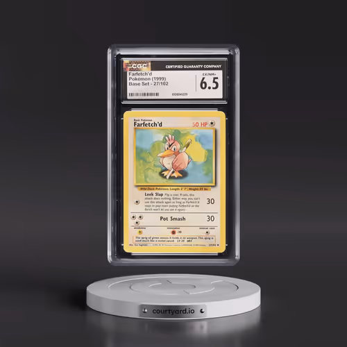 1999 Base Set #27/102 Farfetch'd (CGC 6.5 EX-NM+)