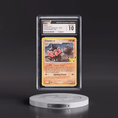 2021 Pokémon Celebrations Classic Collection #15 Claydol - Holo (CGC 10 GEM MINT)