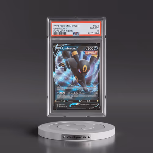 2021 Pokémon Sword & Shield Evolving Skies #094 Umbreon V - Holo (PSA 8 NM-MT)