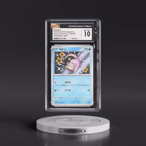 2023 Shiny Treasure ex #219/190 Slowpoke - Shiny Rare Holo (CGC 10 GEM MINT)