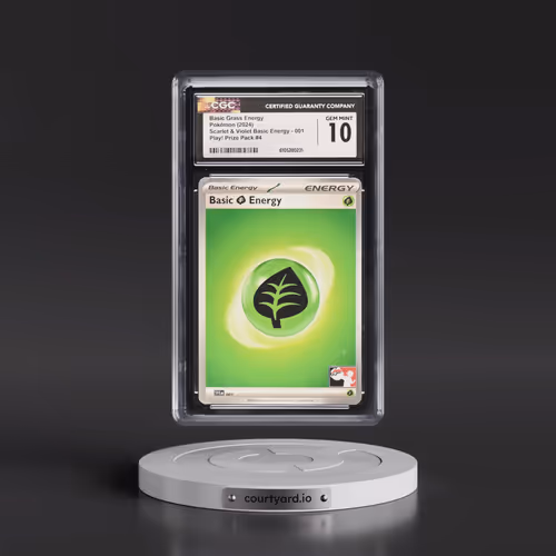 2023 Scarlet & Violet Basic Energy - SVE EN #001 Basic Grass Energy - Play! Pokémon Prize Pack #4 (C