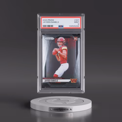 2024 Panini Prizm #347 Jayden Daniels (PSA 9 MINT)