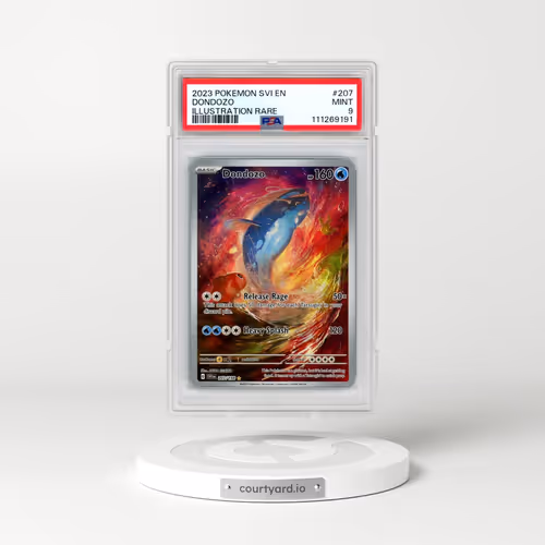 2023 Pokémon Svi EN-Scarlet & Violet #207 Dondozo - Illustration Rare (PSA 9 MINT)