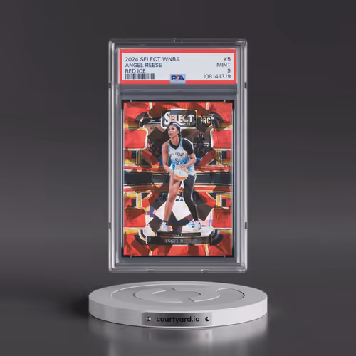 2024 Panini Select WNBA #5 Angel Reese - Red Ice (PSA 9 MINT)