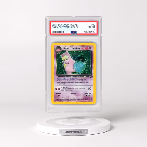 2000 Pokémon Rocket #12 Dark Slowbro - Holo (PSA 6 EX-MT)