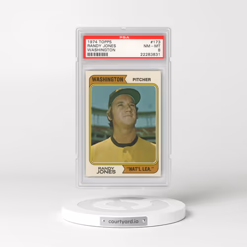 1974 Topps #173 Randy Jones - Washington (PSA 8 NM-MT)