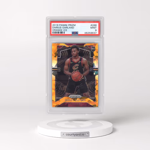 2019 Panini Prizm #288 Darius Garland - Orange Ice (PSA 9 MINT)