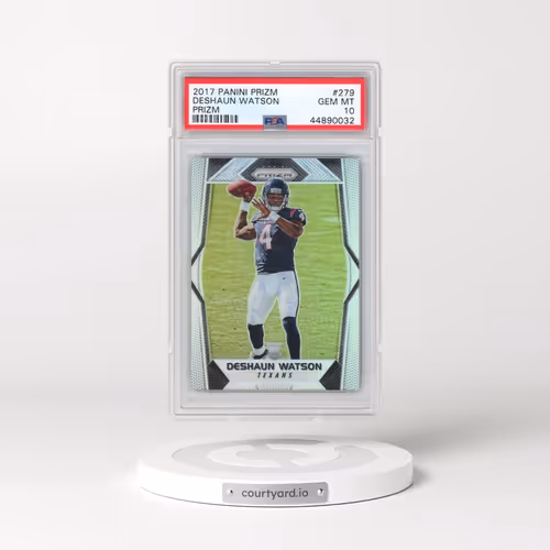 2017 Panini Prizm #279 Deshaun Watson - Prizm (PSA 10 GEM MINT)