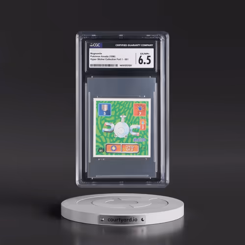 1996 Hyper Sticker Collection Part 1 (1996) #081 Magnemite (CGC 6.5 EX-NM+)