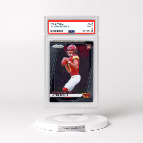 2024 Panini Prizm #347 Jayden Daniels (PSA 9 MINT)