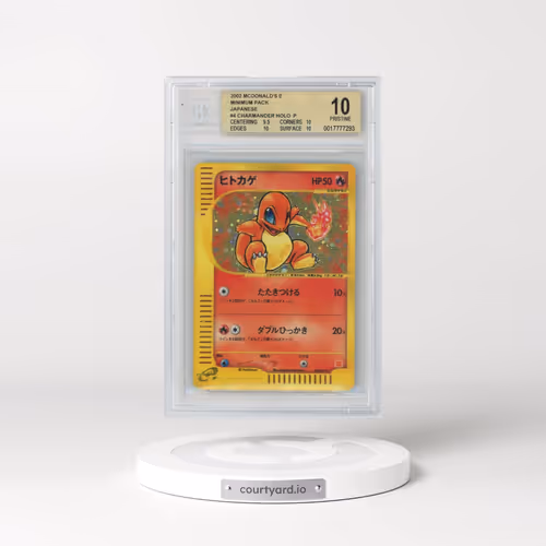 2002 McDonald's e Minimum Pack #004 Charmander - Holo (BGS 10 PRISTINE)