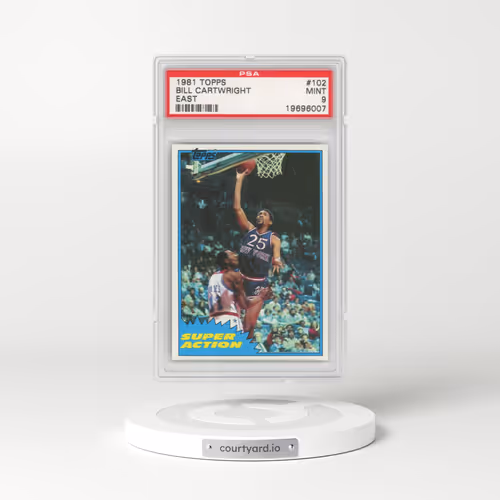 1981 Topps #102 Bill Cartwright - East (PSA 9 MINT)