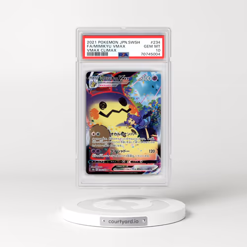 2021 Pokémon Sword & Shield Vmax Climax #234 Mimikyu Vmax - Full Art (PSA 10 GEM MINT)