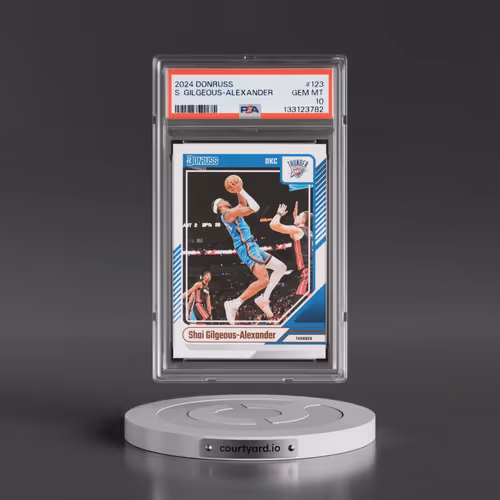 2024 Panini Donruss #123 Shai Gilgeous-Alexander (PSA 10 GEM MINT)