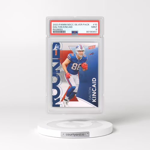 2023 Panini National Silver Packs Rookies #10 Dalton Kincaid (PSA 9 MINT)