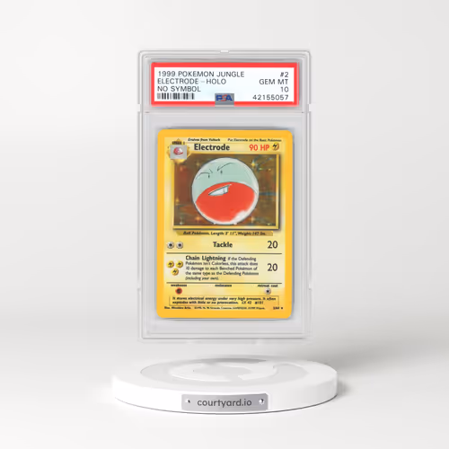 1999 Jungle #2 Electrode - Holo No Symbol (PSA 10 GEM MINT)