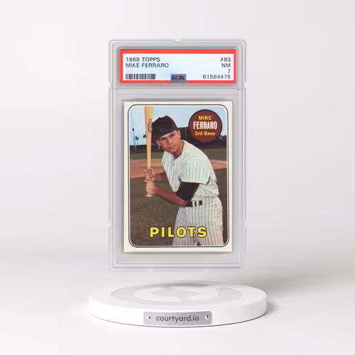 1969 Topps #83 Mike Ferraro (PSA 7 NM)