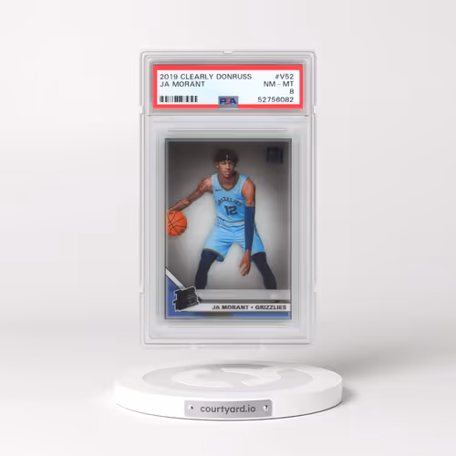2019 Panini Clearly Donruss #V52 Ja Morant (PSA 8 NM-MT)