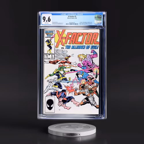 X-Factor #5 CGC 9.6 White Pages (Marvel Comics, 6/86) - Universal