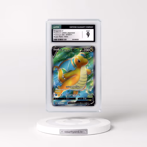 2022 Pokémon GO #078/071 Dragonite V - Holo (CGC 9 MINT)