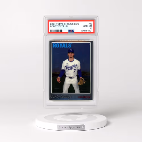2024 Topps Chrome Lids #19 Bobby Witt Jr. (PSA 10 GEM MINT)