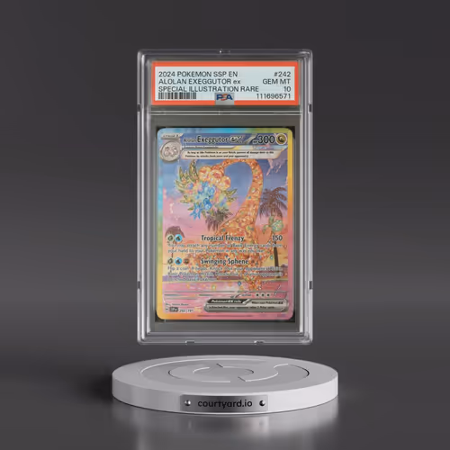 2024 Pokémon Ssp EN-Surging Sparks #242 Alolan Exeggutor EX - Holo Special Illustration Rare (PSA 10
