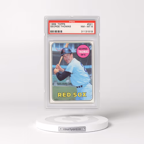 1969 Topps #521 George Thomas (PSA 8 NM-MT)