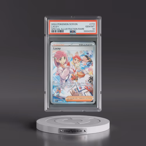 2024 Pokémon Scr EN-Stellar Crown #172 Lacey - Special Illustration Rare (PSA 10 GEM MINT)