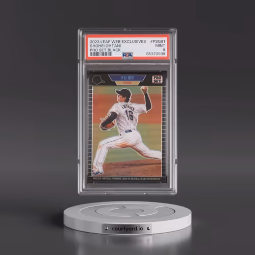 2023 Leaf Web Exclusives #PSG81 Shohei Ohtani - Pro Set Black (PSA 9 MINT)
