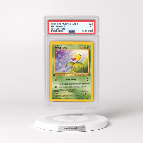 1999 Pokémon Jungle #49 Bellsprout - 1st Edition (PSA 5 EX)