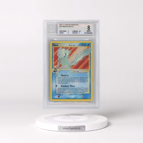 2006 Pokémon EX Dragon Frontiers #101 Mew - Holo Gold Star (BGS 8 NM-MT)