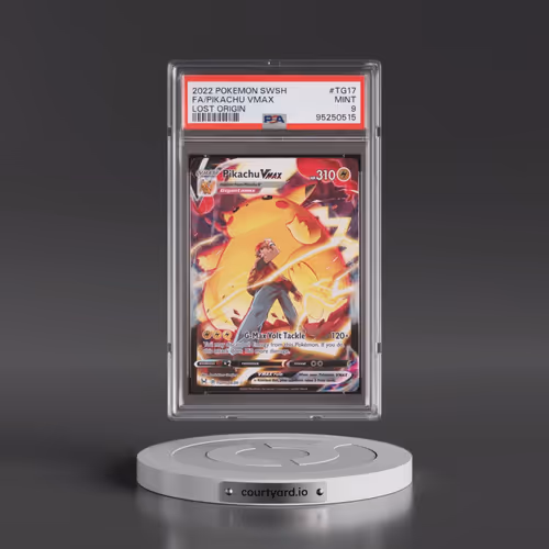2022 Pokémon Sword & Shield Lost Origin #TG17 Pikachu Vmax - Full Art (PSA 9 MINT)