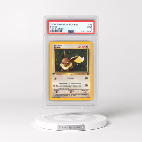 2000 Pokémon Rocket #55 Eevee - 1st Edition (PSA 9 MINT)